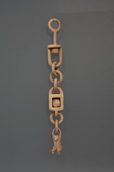 Complete Wooden Chain After 
		First Sanding