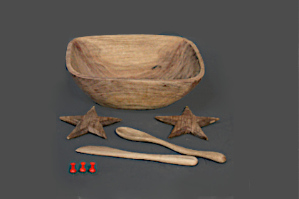 Five pieces after final sanding.